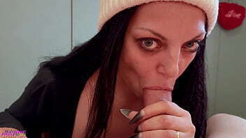 Tease Him, Sharp Nails Drive Wild &ndash_ Amateur Wife Blowjob