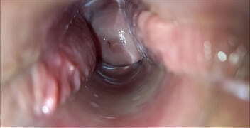 Pulsating orgasm inside vagina