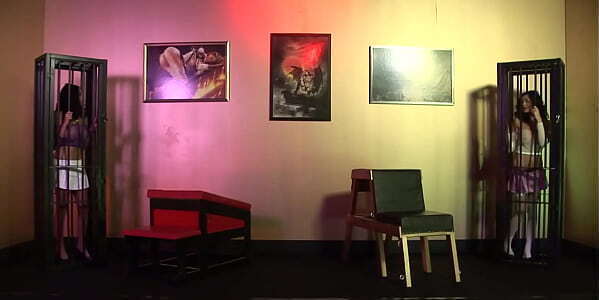 Watch each gets fucked turn their pussies then covered their...