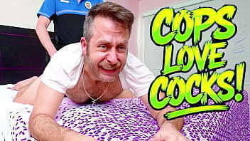 Scott DeMarco&rsquo_s Porn Patrol: Rugged Joel Takes Cop&rsquo_s Deep Thrust