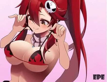 Yoko Littner play with boobs