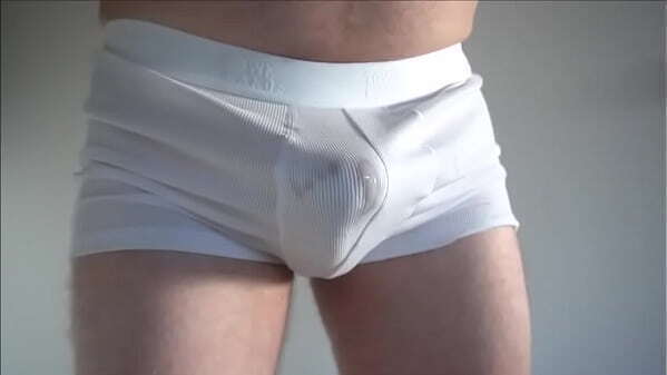 handsfree cumshot tighty whities