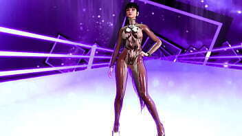 Bashful asian dances crotchless bodysuit reward 100% completion