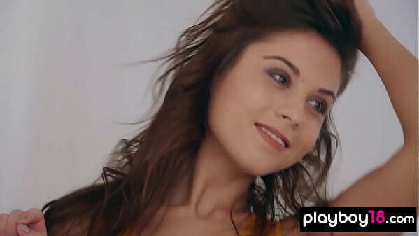 Skinny Czech hottie Sabrisse getting fully nude just minutes