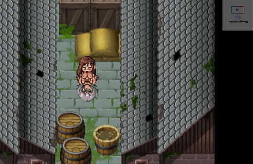 Henteria Chronicles game (game with pixel images animated scenes)... part