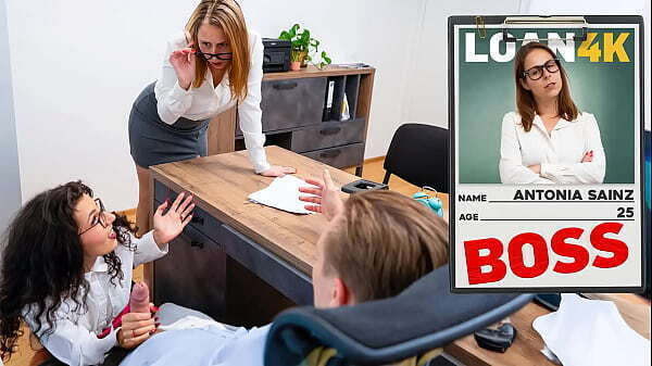 LOAN4K. Mrs. Boss caught clerk having jumped right after