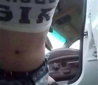 Brandy gets publicly exposed lets audience watch machine fucks herself