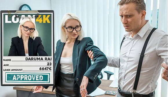 LOAN4K. Slutty Daruma starting business with hard fuck with loan manager