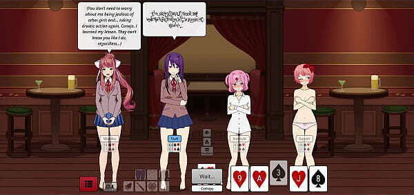 D&iacute_a intentando vencer '_'_Doki Doki'_'_ (d&iacute_a perdieron) (Strip Poker)