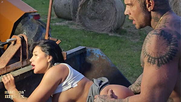 Colombian tourist fucks Italian farmer tractor Mariana Martix &amp_ Luca Peracchi