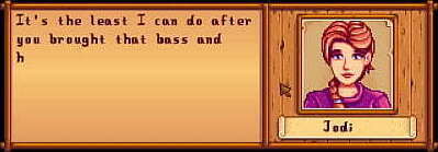 Stardew Valley. cheats husband with farmer. Jodi Farmer