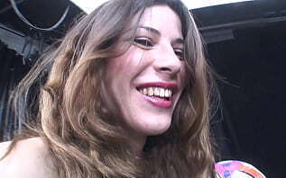 Brunette Tranny Sabrina'_s Having Nuts Drained