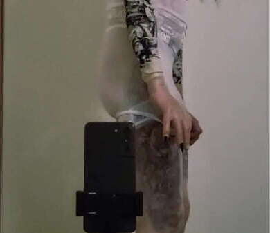 dick behind nylon mariacross41