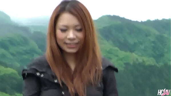 Naughty Japanese Chick Miharu Takes Outdoors