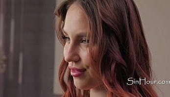 Pale Petite Girl Gets Interiors Rearranged Hungry Loving Client Renato, Leya Desantis