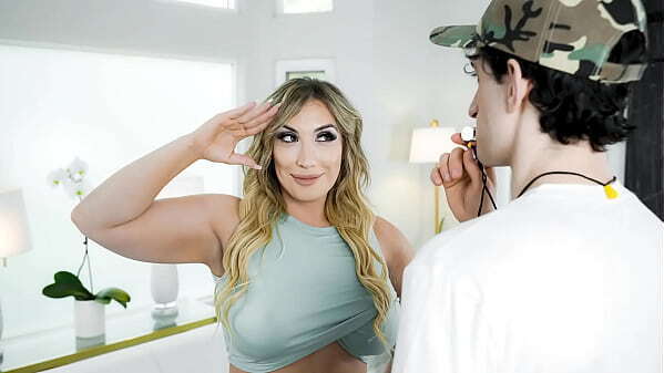 Military Step Mother Package Delivered With Staight FACE MomFreeused