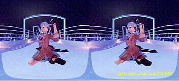 VR180 Suisei Dance hololive Hentai