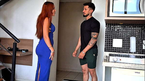 Beatiful Redhead Brazilian Girl Can'_t Delivery With Money With Hard