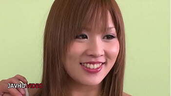 Asian Goddess Rinka Aiuchi Gets Hardcore Creampied While Wearing Stockings