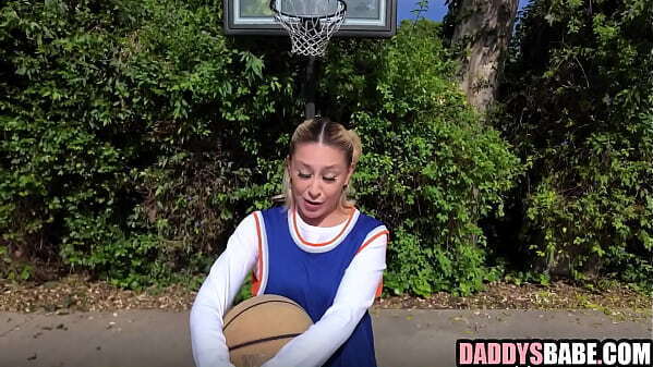 Stepdaughter playing basketball &amp_ fucking with stepdad