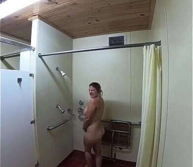 Wife Sneaky Public Shower