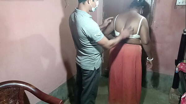 Step-mother said step-son give freehand little massage.