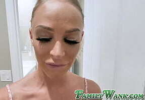 Emma deepthroats stepdad before hardcore threesome fuck