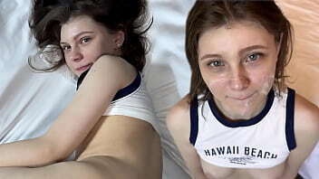 Sexy Neighbor Going Crazy. Tiny Pussy Barely