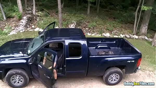 DaddysexFiles: Conner Habib kneels sucks stepdad Allen Silvers veiny