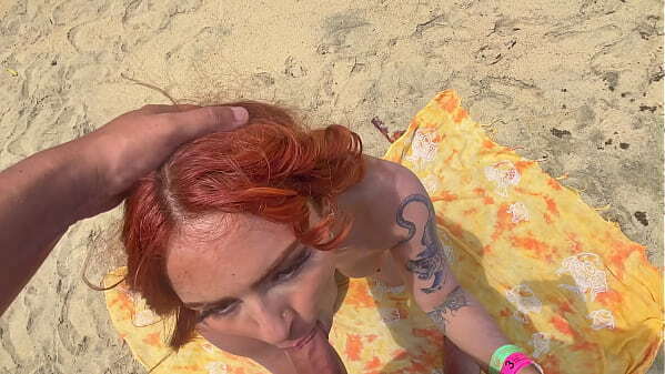 Stranger Fucks Nude Beach After Blow &mdash_ Real Voyeur Caught Jerking Watching
