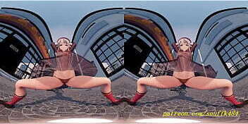 VR180 Uimama dance hololive