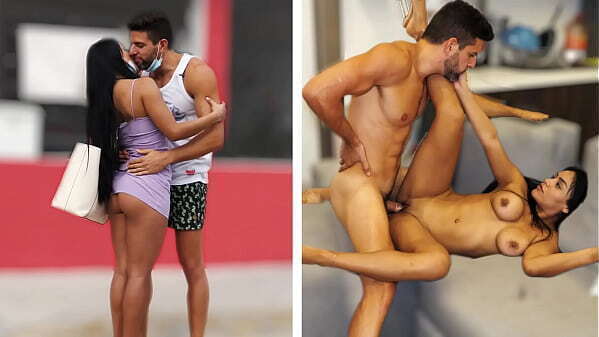 Super Peruvian MODEL Gets Fucked After Kissing Public