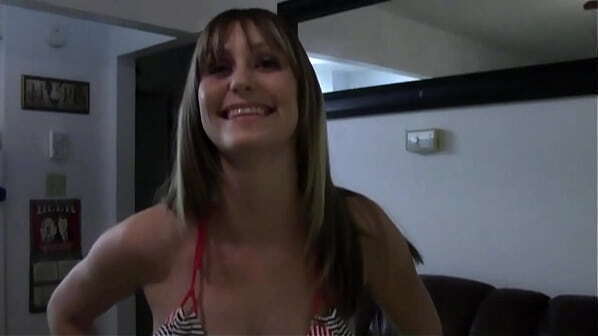 Cute Bikini Girl Face Fuck Blowjob With Facial