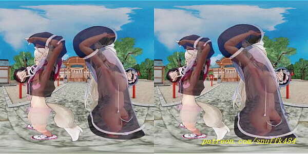 vr180 FuwaMoco dance hololive