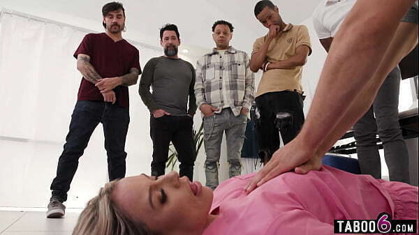 MILF nurse extreme double pussy fuck gangbang work