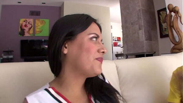 Year Latina Selma Swallows Jizz After Fuck