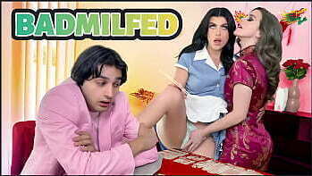 Filthy Threesome With Favorite Waitress Ritchie