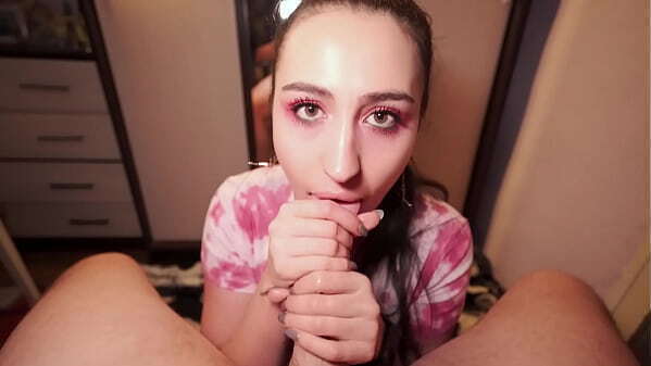 Sexy Neighbor Sucks Camera-POV Action