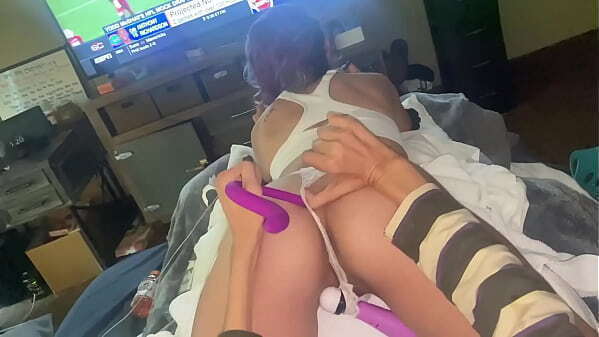 brunette beatifal counselor girl letting play with toys quietly roll over after tiny pussy tight holes biggest dildo yet! tell she&rsquo_s about tocum.. something calm