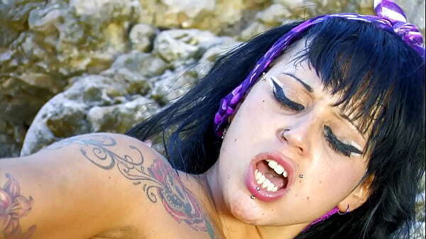 Horny Mexican Slut Rachel Milan Takes Stone