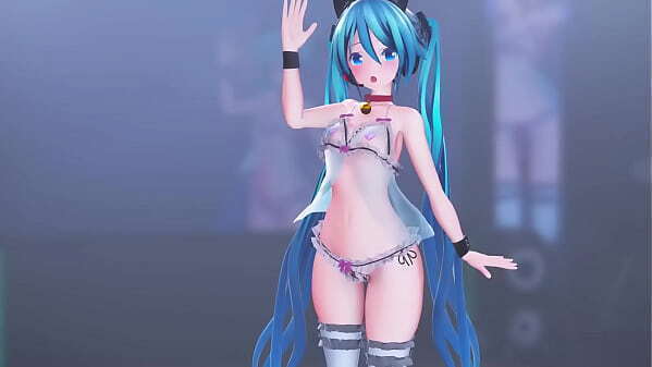 Hatsune Miku Dancing Playing With Toys