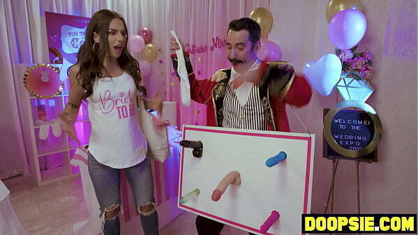 Sleazy salesman rails curvy MILF stepdaughter