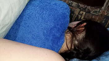 While girlfriend lying next riskily treason with neighbor