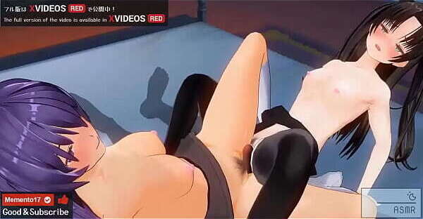 無修正エロアニメ　遠坂凛と間桐桜の3人エッチ