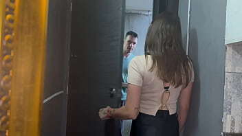 Latina Fucks White Pizza Delivery