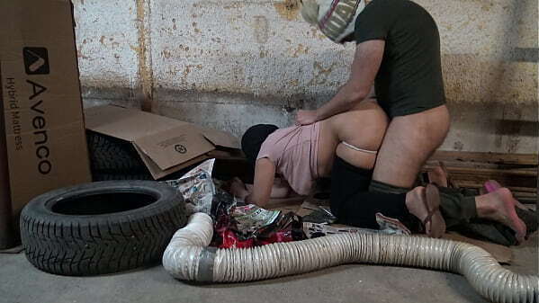 Cute french homeless milf,
