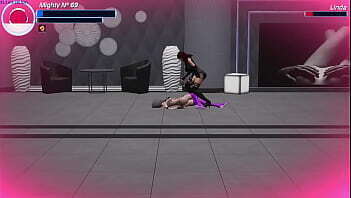 Gray haired gets with strap [Solas City Heroes]