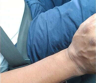 Tome taxi cuando sub&iacute_ ve&iacute_a chingos bultote solo dej&oacute_ grabar m&aacute_s tocar