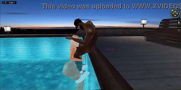 Pose boquetinho piscina