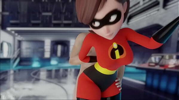 Helen Parr follada atras